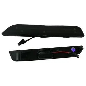 

2Pcs Rear Red LED Side Marker Lamps Turn Signals Lights For Ford Mustang 2010-2014