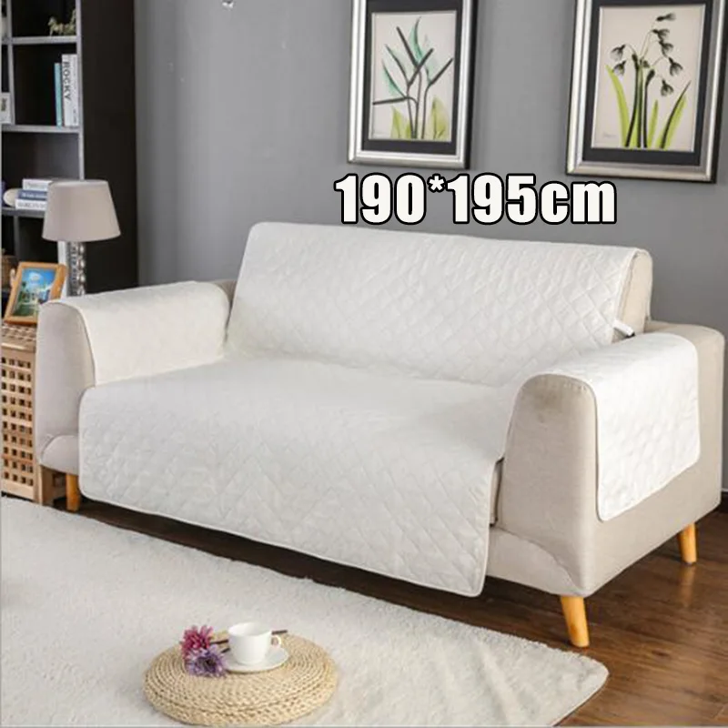 55*195cm/130*195cm/190*195cm Ultrasonic slat lattice Polyester sofa cushion Sofa Bed keep clean for floor mat yoga mat - Цвет: Белый