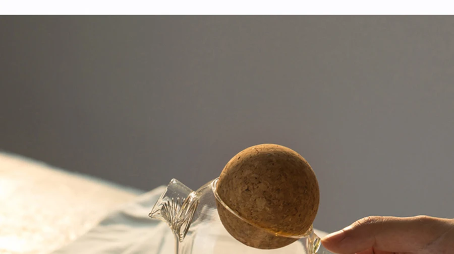 Glass Teapot Large Capacity Cold Water Kettle With Lid Water Bottle Cup Set Home Pitcher Kitchen Glass Fruit Juice Jug Drinkware