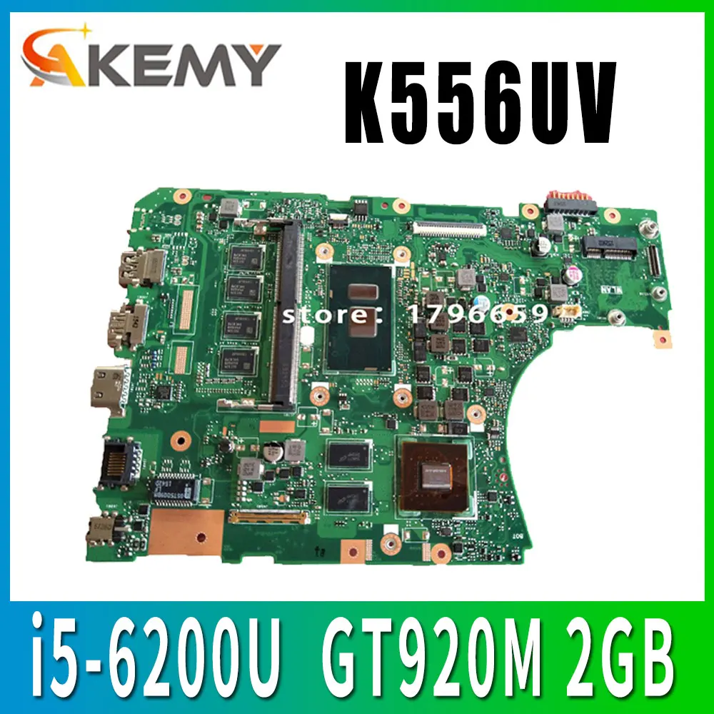 Для K556U K556UV K556UJ K556UR K556UF K556UQ материнская плата для ноутбука CPU i5 6200U REV: 3 0 GeForce 920M 2GB