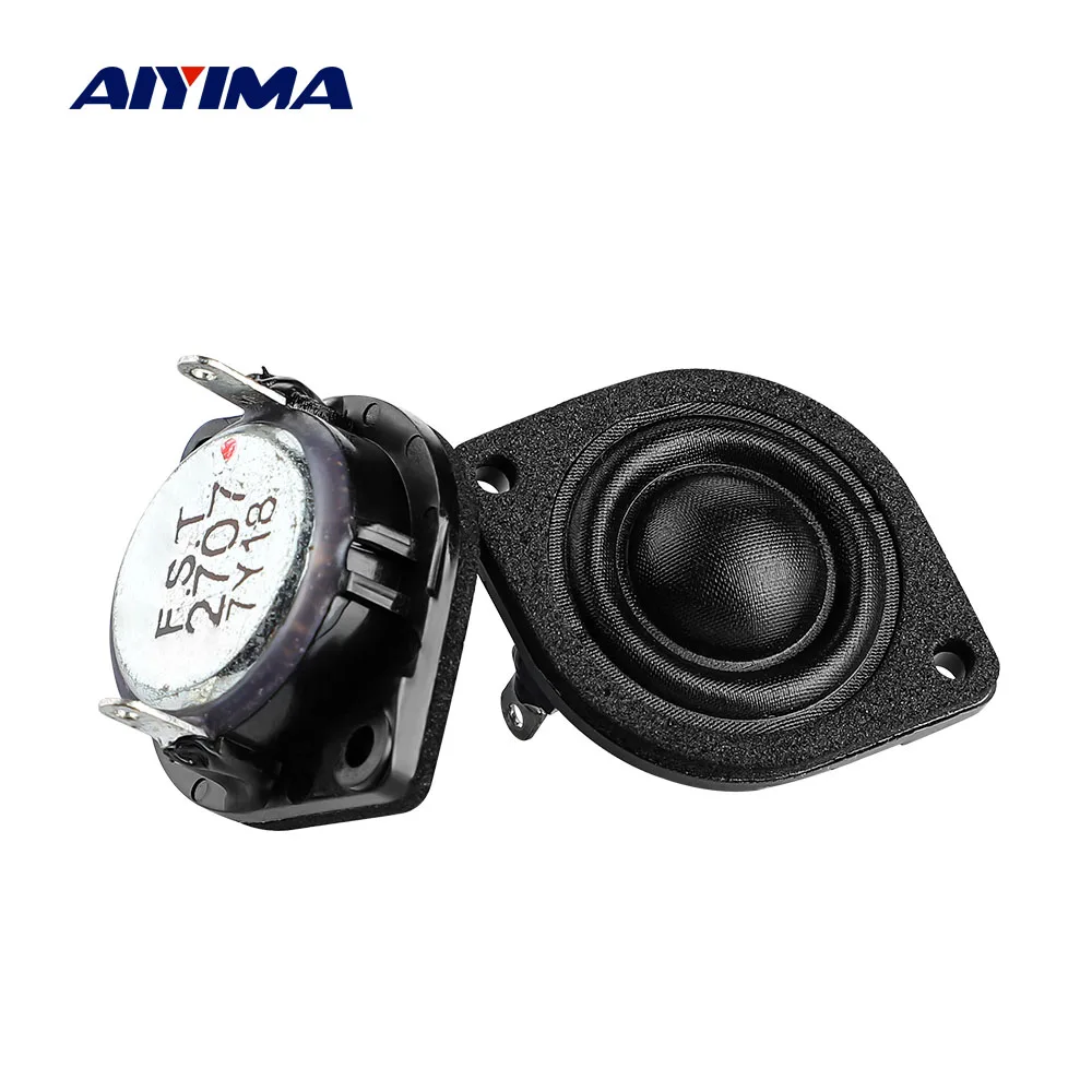 Aiyima Polegada Ohm 18w Tweeter Alto-falante de Áudio Unidade Alta Fidelidade Neodímio Cúpula Filme Seda Carro Agudos Alto-falante Alto Pitch Chifre Pcs