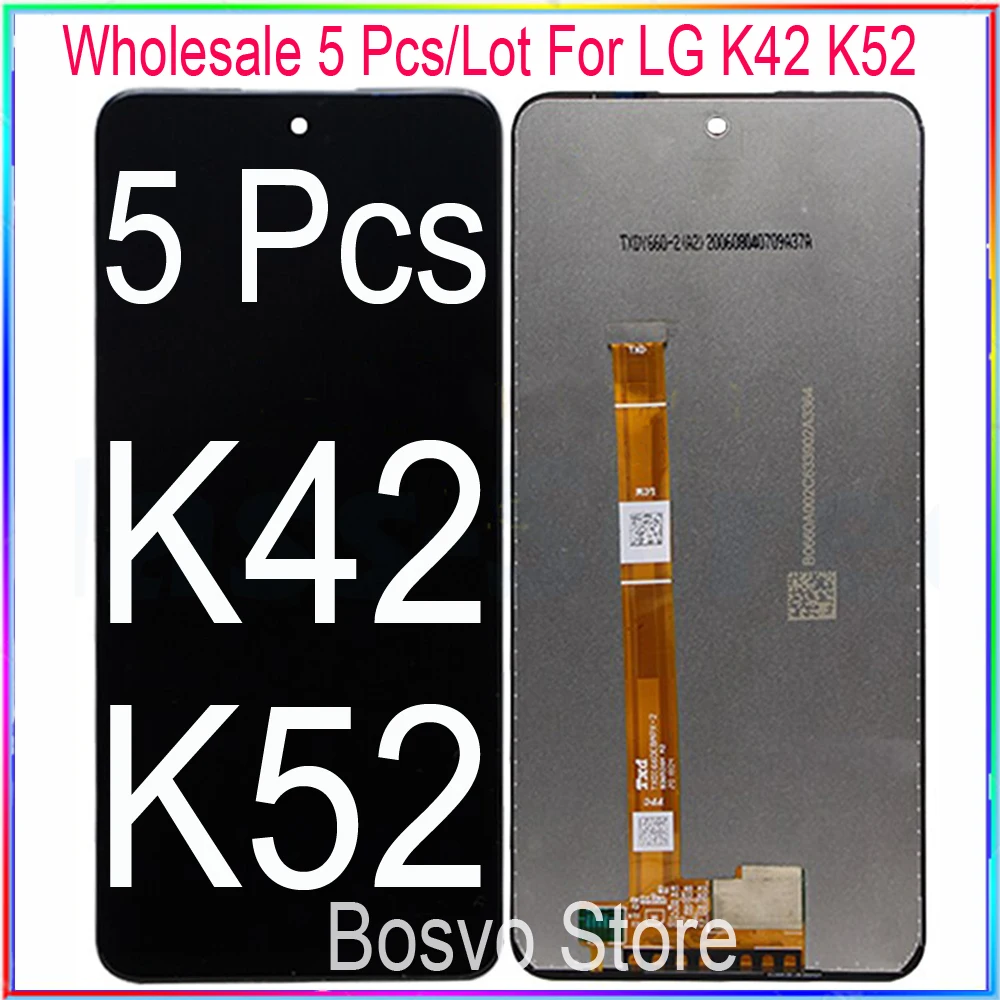 wholesale 5 Pieces / lot for LG K42 K52 K62 LCD Screen Display with Touch Digitizer Assembly