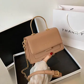 

Fashionable PU leather lady luxury brand handbag bags for women 2020 Chain shoulder bag purses and handbags bolsos para mujer