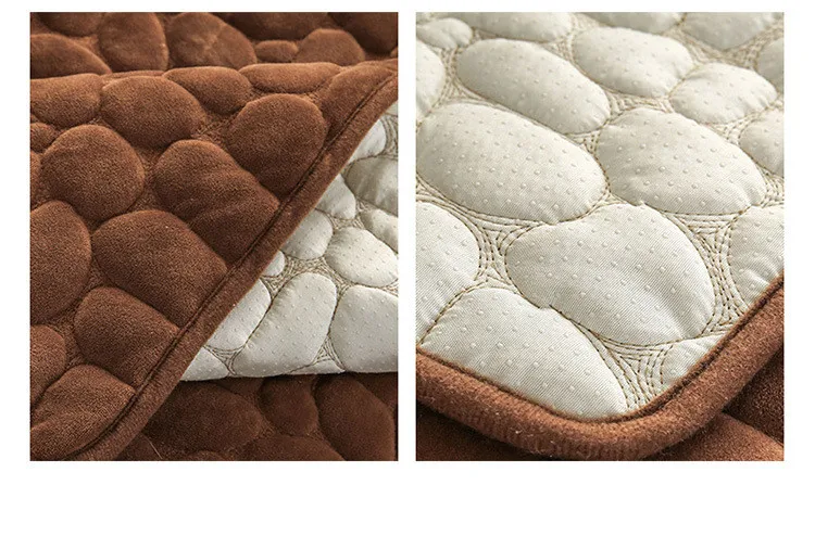 Новое утолщенное плюшевое тканевое покрывало для дивана противоскользящие Чехлы для дивана диванное полотенце для гостиной декоративные подушки