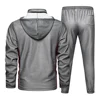 2021 Men s Hip Hop Tracksuit Mens Spring Clothing 2 Pieces Sets Man Streetwear Zipper Jacets