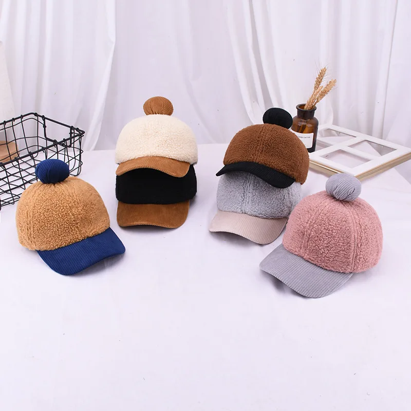 fleece ball cap
