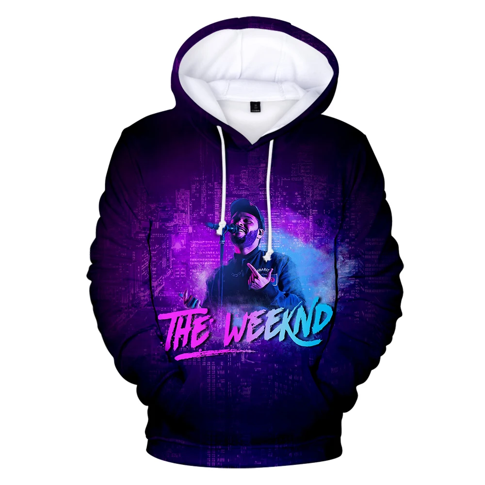 New The Weeknd Hoodies 3D Fashion Sweatshirt, Print Winter Warm Casual Loose Hoodies 1