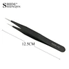 1/2PCS Stainless Steel Curved Straight Eyebrow False Eyelash Tweezers Nail Art Extension Makeup Tool Eeyelashes Tweezers 3