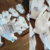 Guantes de trabajo antiestáticos de algodón para hombre o mujer, 12 pares, de nailon sintético, ESD, electrónicos, de seguridad, Industriales ► Foto 3/6