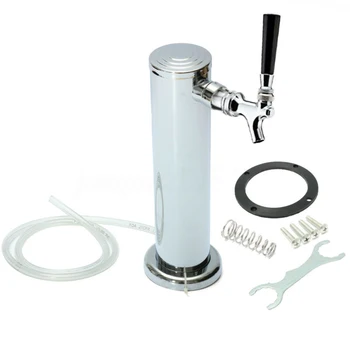 

Home Bar Single Tap Draft Beer Tower Homebrewing Tools Kit For Kegerator Gifts