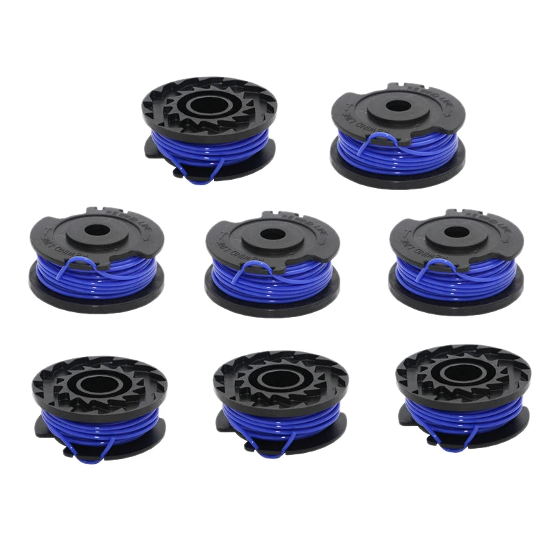 

8PCS Single Line Trimmer Grass Mower Trimmer Replacement Spool Line for GREENWORKS Mower Accessories Size 0.065 inch