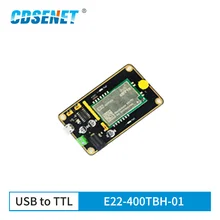 

SX1262 SX1268 433MHz LoRa Module Rf Modules Test Development Board Kits E22-400TBH-01 Wireless Transmitter Receiver