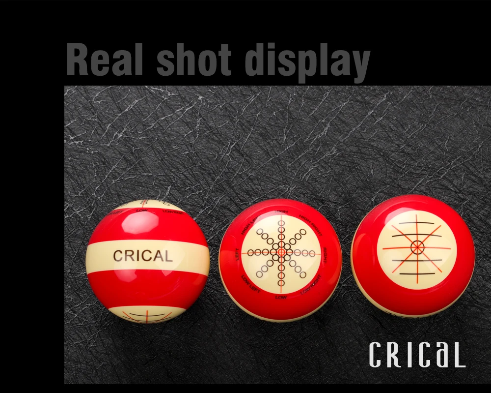 Pelota de Billar de diseño de doble cara, juego de Taco de entrenamiento, 57,2mm