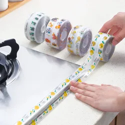 Kitchen Sink Waterproof Stickers Tape Bathroom Oil-Proof Toilet Windows Gap Self-Adhesive Seam Pattern Glue Strip Sealant Corner