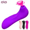 OLO Powerful Clit Sucker Vibrator 10 Modes Vacuum Clit Nipple Sucking Tongue Vibrating Oral Licking Sex Toys for Women 1