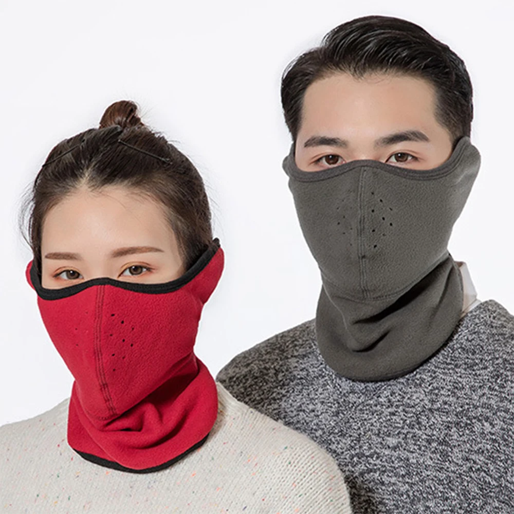 

2020 Winter Warm Mask Fleece Earmuffs Elasticity Multi-function Mask Riding Mask Ski Snowboard Half Face Mask Cold Protection