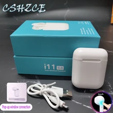 Качество I11 TWS i7s TWS Bluetooth гарнитура Беспроводной Bluetooth 5,0 супер бас наушники Pk I9S I10 i30 i200 i500 TWS