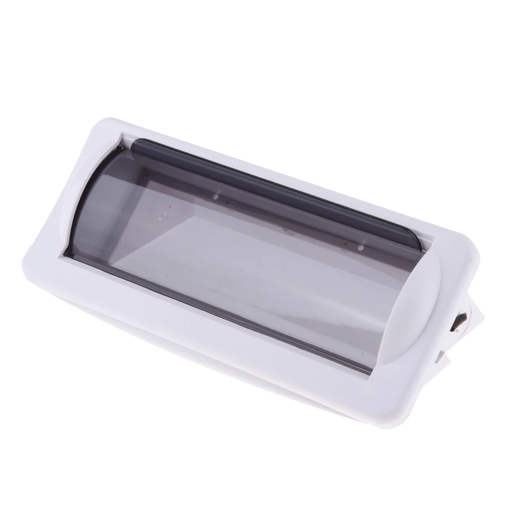1 Pcs Boat Flush Mount Stereo Cover Housing Radio Splash Guard ABS Waterproof For Marine/Caravan/RV/Yacht Radio CD MP3 DVD Etc