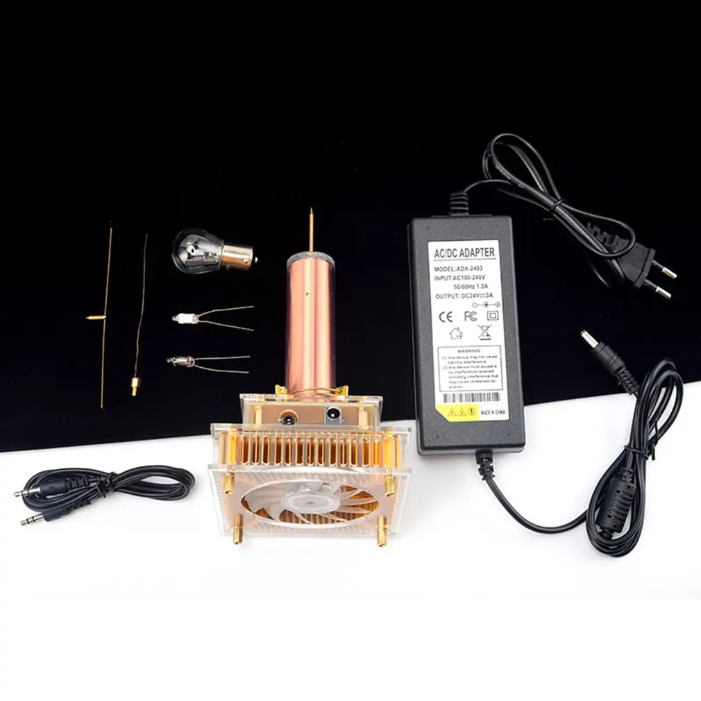 Festnight Multifonction Electronique Audio Musique Module bobine Tesla Haut-parleur plasma Transmission sans fil Son Solide Science 
