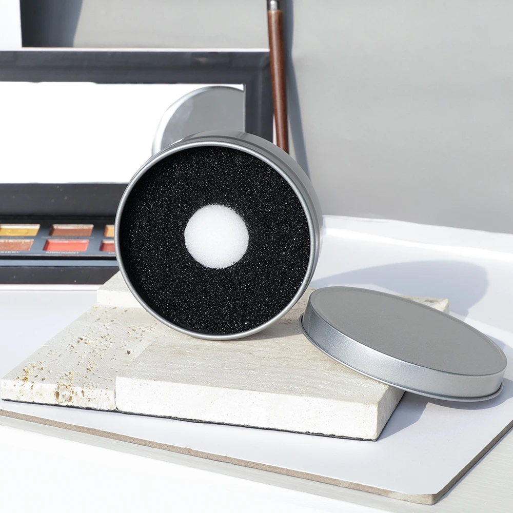 OVW 메이크업 브러쉬 드라이 클리너 박스 더블 사용 아이 섀도우 브러쉬 컬러 리무버 스폰지 브러쉬, 세척 스크러버 클린 키트