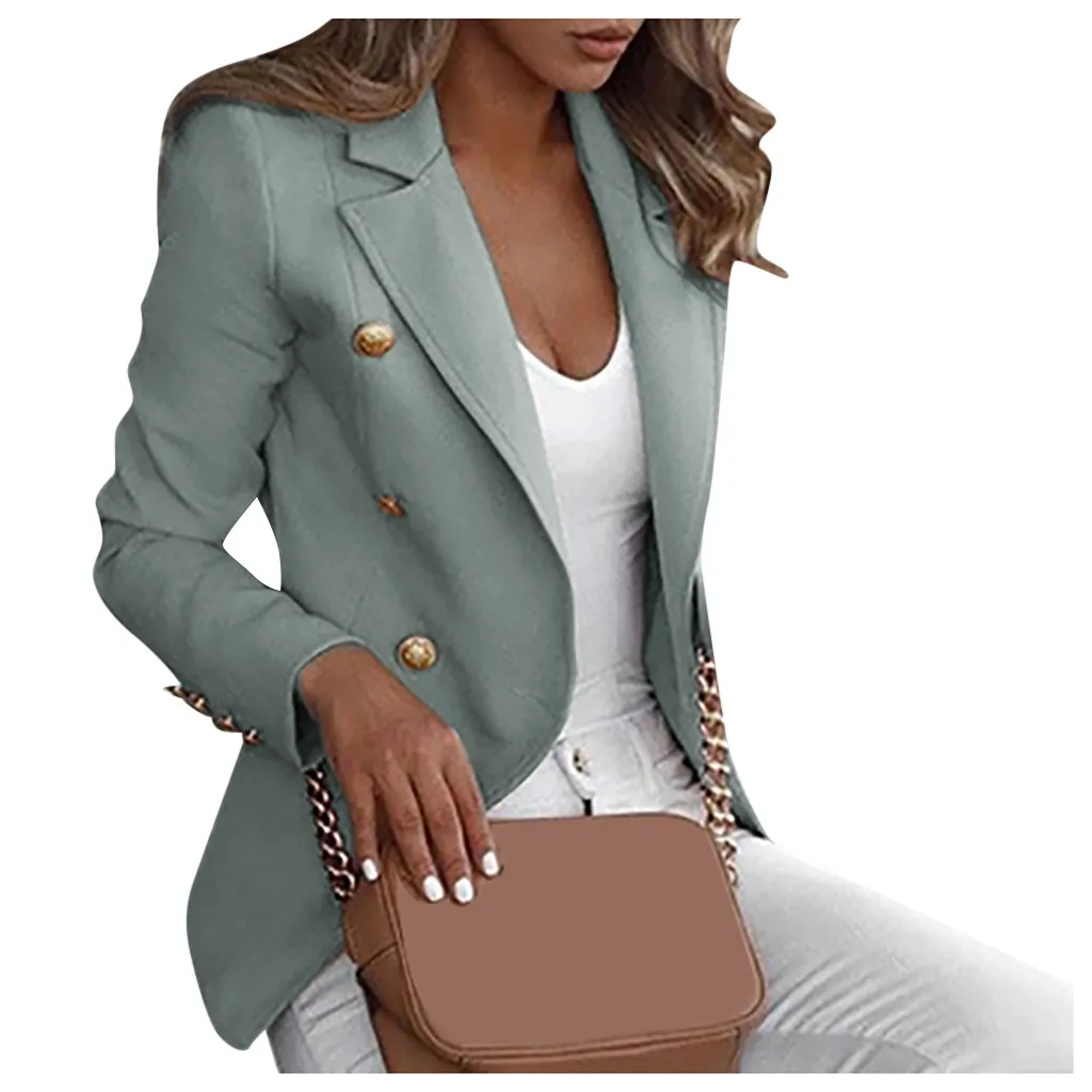 Женские костюмы, женский костюм, офисный Свободный Топ с длинным рукавом, повседневная куртка, Женская офисная одежда, пальто, блузка, блейзеры, femme automne# Y3