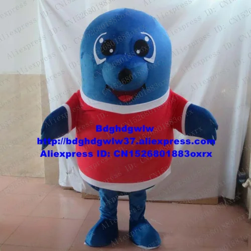 Blue Seal Sea Dog Sea Lion Sea Dogs Fur Seal Mascot Costume Cartoon Character All Saints Day