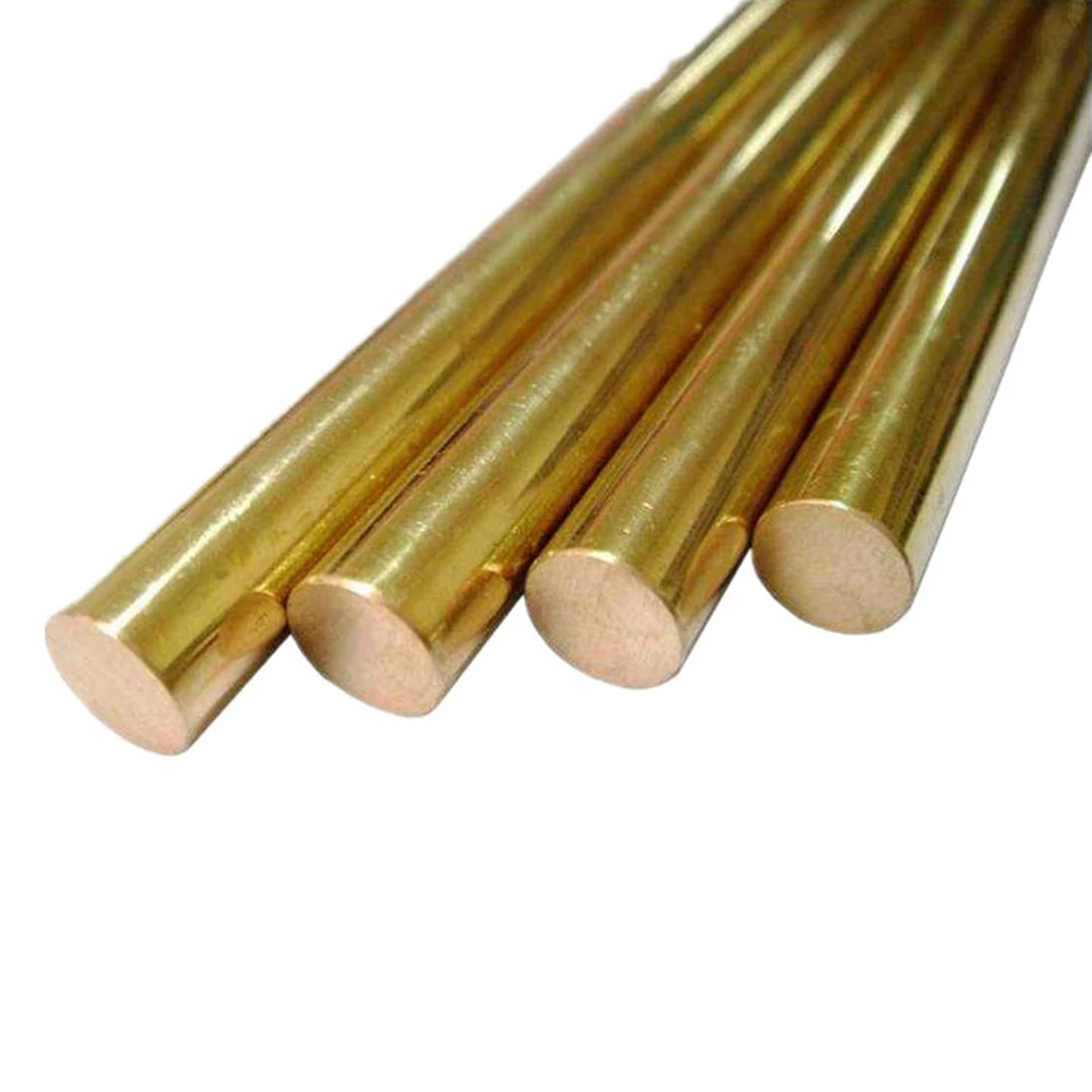 5pcs Round Brass Tube Transmission Shaft Tube Metal Copper Bar Metal Tube