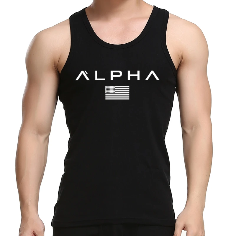 

2019 new brand American flag Eagle Knight vest cotton S-3XL mens singlet Bodybuilding workout gym vest fitness men