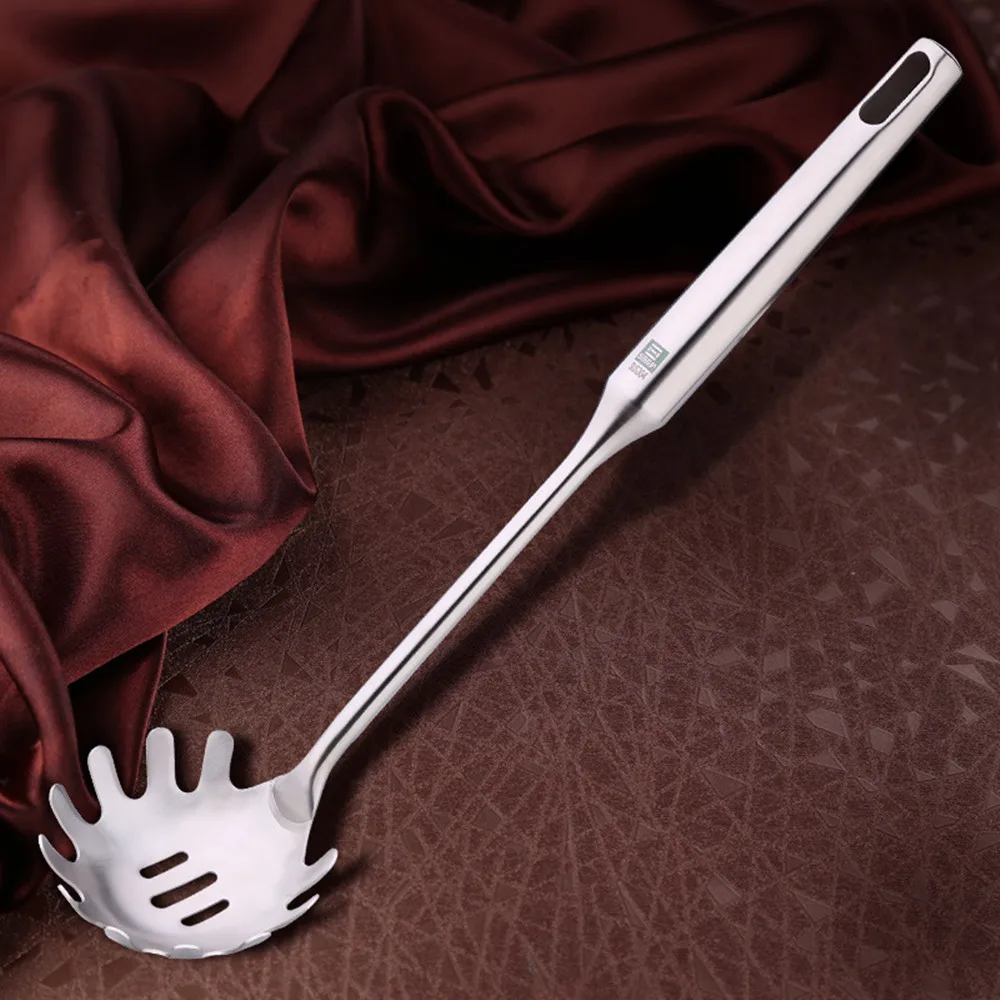 Spaghetti Fork Stainless Steel Spoons With Long Handle Spaghetti Spoons Pasta Tools For Noodles Kitchen Accessories Gadget