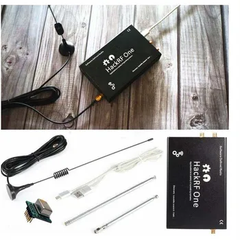 

HackRF One usb platform SDR Software Defined Radio 1MHz to 6GHz demo board+TCXO +Metal case + Antena