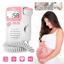 Ручной фетальный допплеровский дородовой детский детектор сердечного ритма бытовой сонар допплеровский монитор сердцебиения для беременных женщин
