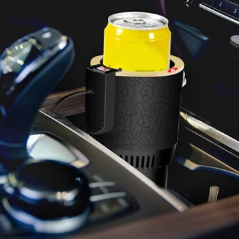 

Portable Smart Cup Holder 12V Plug Car Cup Cooler/Warmer Auto Electric Cup Drink Holder Cooling Beverage Cans and Heating Coffee