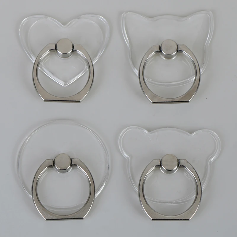 

Clear mount holder mobile phone holder stand finger ring support desk cell phone