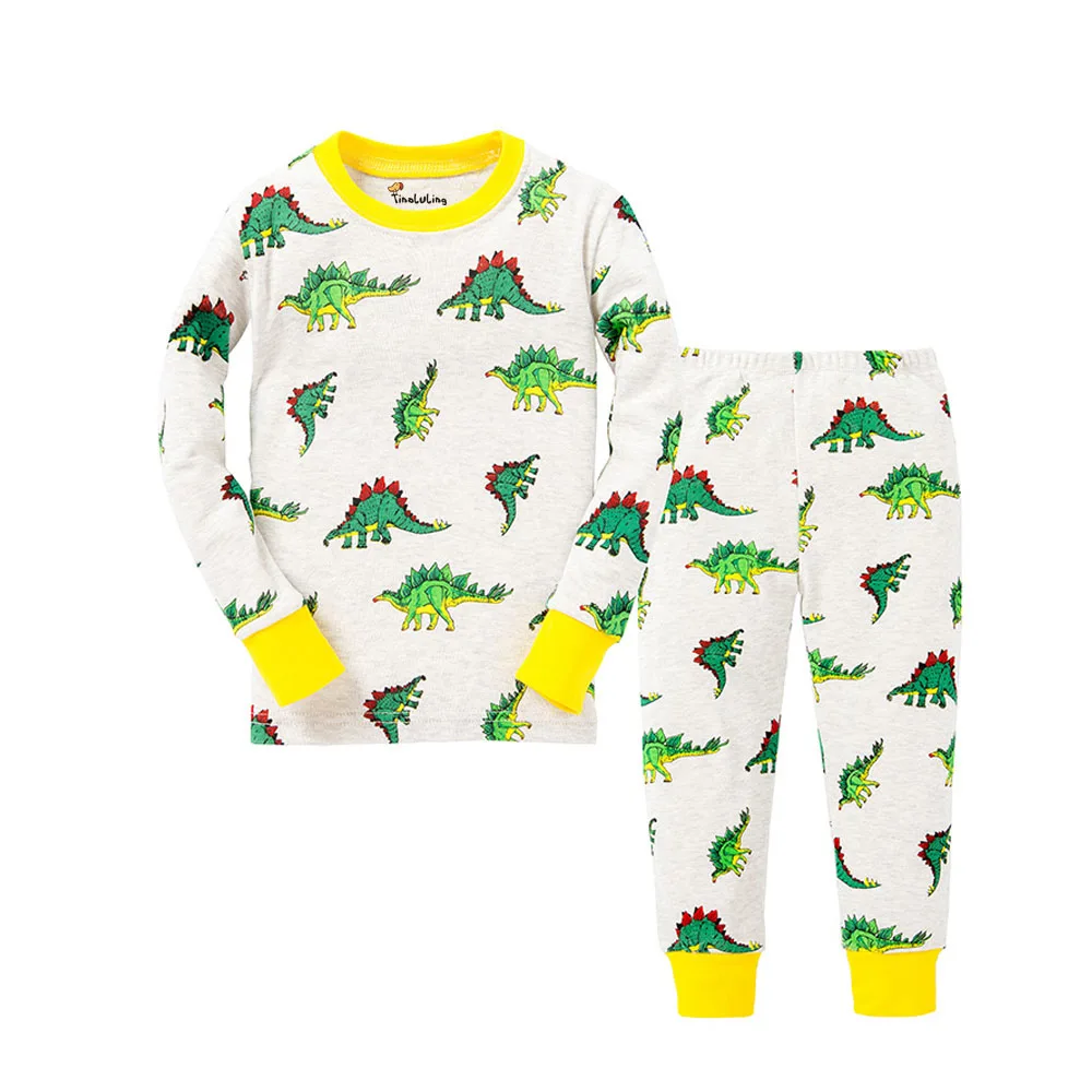 Girls Strawberry Pajamas Sets Baby 100% cotton Full Sleeve Sleepwear pajamas sets children pajamas