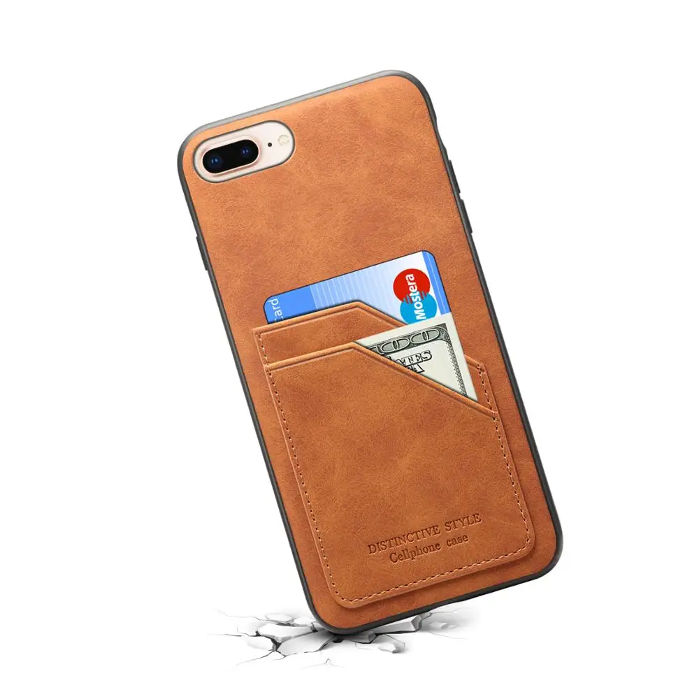 Чехол из искусственной кожи в стиле ретро для iPhone XS Max X XR, полная защита, задняя крышка для iPhone 8, 7 Plus, 11 Pro Max, с карманом для карт, Fundas