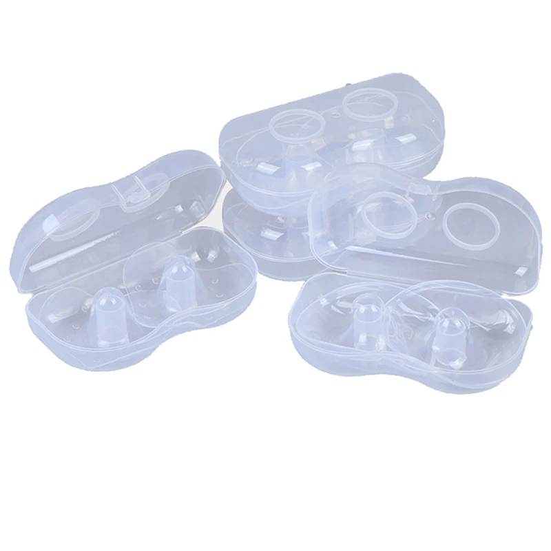 Nipple Shields Silicone Nipple Protectors Feeding Mothers Nipple Shields Protection Cover Breastfeeding Mother Milk Silicone