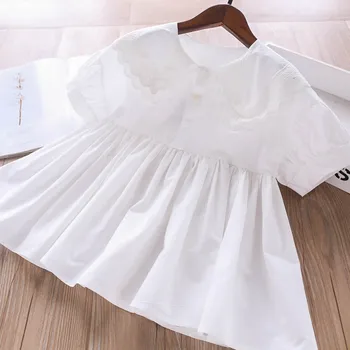 

2020 Summer Girls Lace Collar Dress Children's Clothing Wholesale