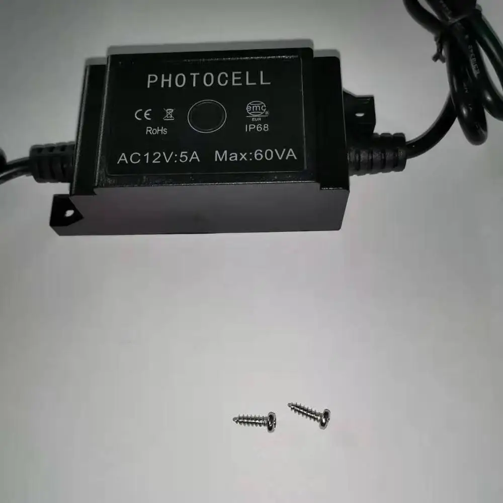 DC12V фотоэлемент Водонепроницаемый светодиодный светочувствительный переключатель датчик контроля освещенности переключатель