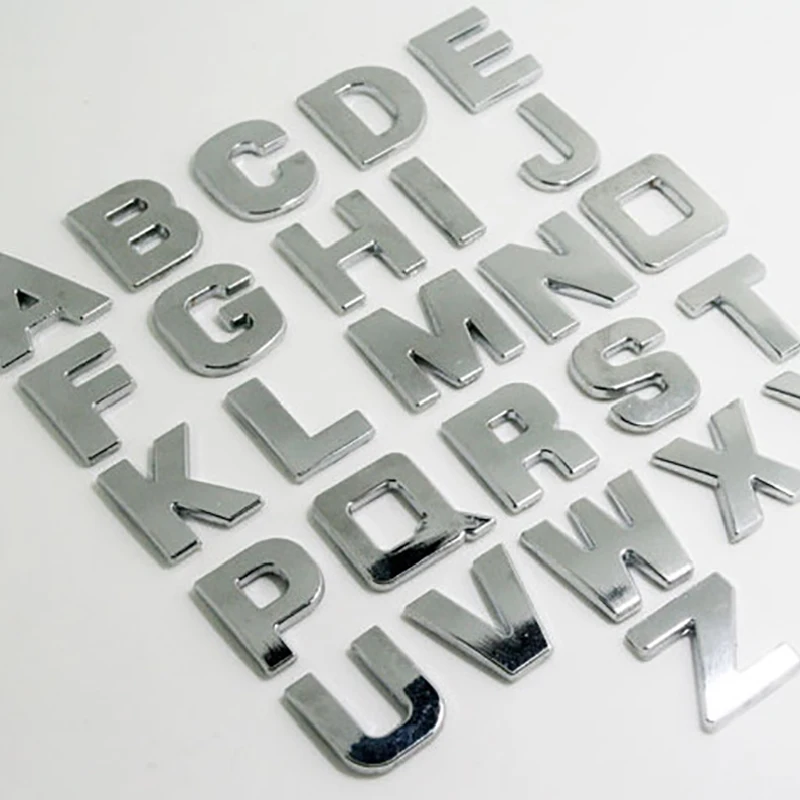 

Car Styling Front Or Back Car Emblem Cover Sticker Letters and Number