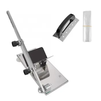 

Adjustable Manual Frozen Meat Slicer Beef Mutton Sheet Roll Cleavers Cutter for Lamb Beef Thick Meat Vegetables and Fruits