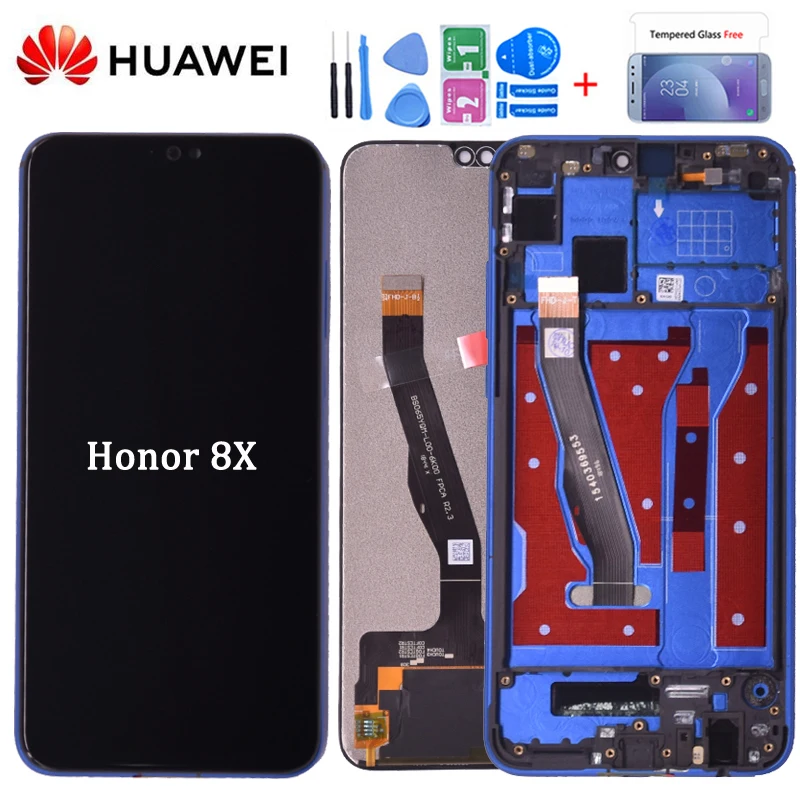 Оригинал для Huawei Honor 8X фотография телефон полный ЖК дисплей + сенсорный экран