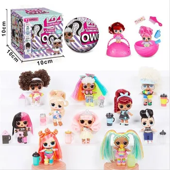 

6 Pcs/Set LoL Surprise Demolition Ball Original Cute LoL Dolls Action Figure Kids Toys Fun Children Birthday Gifts