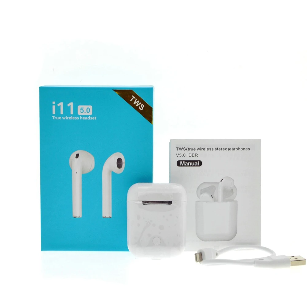 

i11 TWS Original Wireless Mini Earphone Pods Bluetooth Earphones Bluetooth 5.0 Headsets Earpuds For iphone samsung Mobile Phones