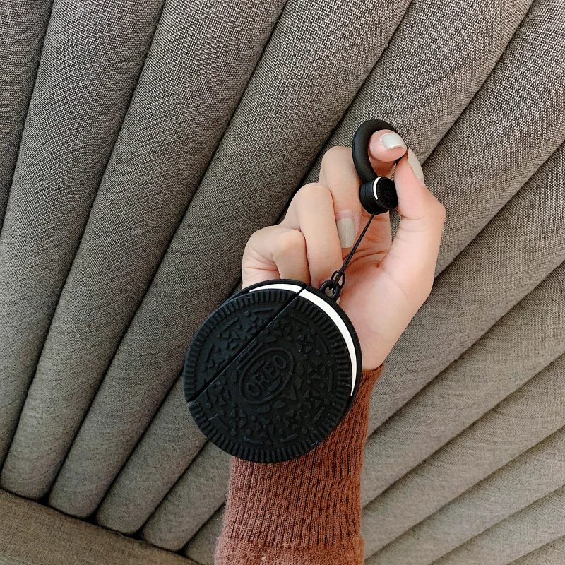 1030041 Q UNCLE Hot Biscuits беспроводной Чехол для наушников для Apple AirPods силиконовый зарядный чехол для наушников s для Airpods 2 защитный чехол - Цвет: 1030041