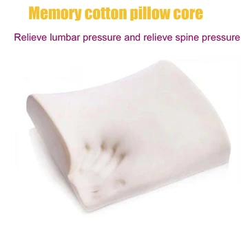 

For Office Electric Heating Lumbar Pillow Far Infrared Elastic Band Memory Foam Comfortable Driver Ergonomic Waist Support