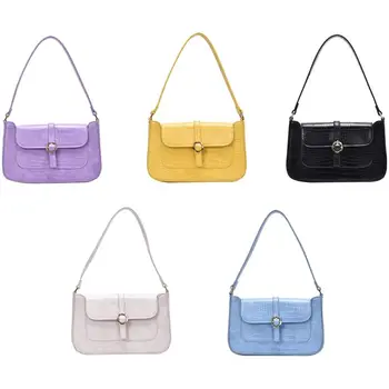 

Women Retro Underarm Shoulder Bag PULeather Handbag Lady Tote Purse