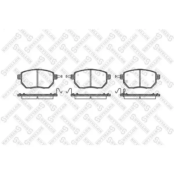 Колодки дисковые п.\Nissan Murano 3.5 4WD 05,Subaru Forester SG