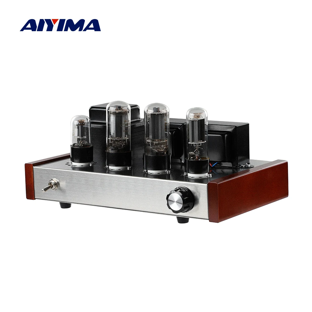 

AIYIMA Audio 6P8P 6H9C Tube HiFi Amplifier 7Wx2 Class A Vacuum Tube Amp Power Stereo Amplifiers DIY Sound Speaker Home Theater