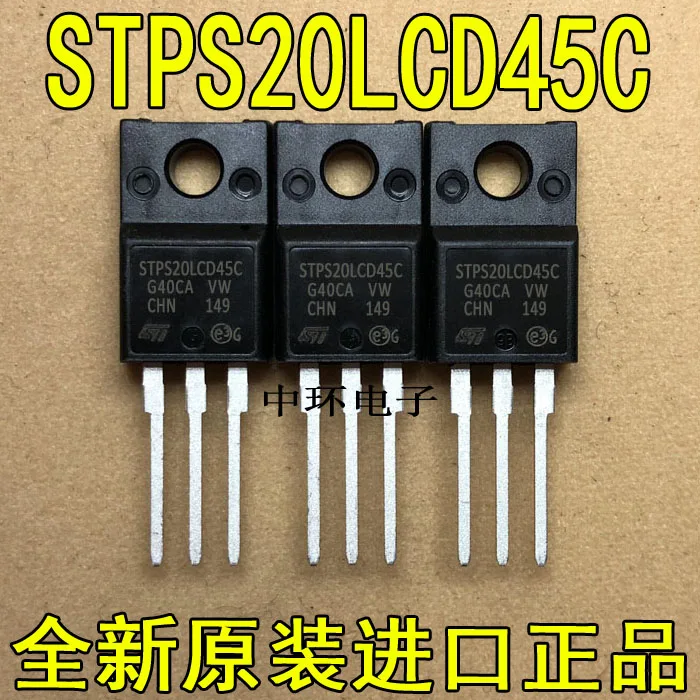 10pcs/lot Stps20lcd45c St To-220f 20a 45v - Contactors - AliExpress