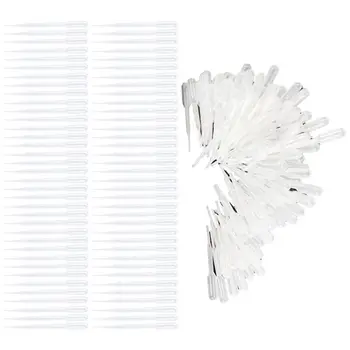 

200Pcs Graduated Pipettes Dropper Polyethylene - 100Pcs l & 100Pcs 0.2Ml